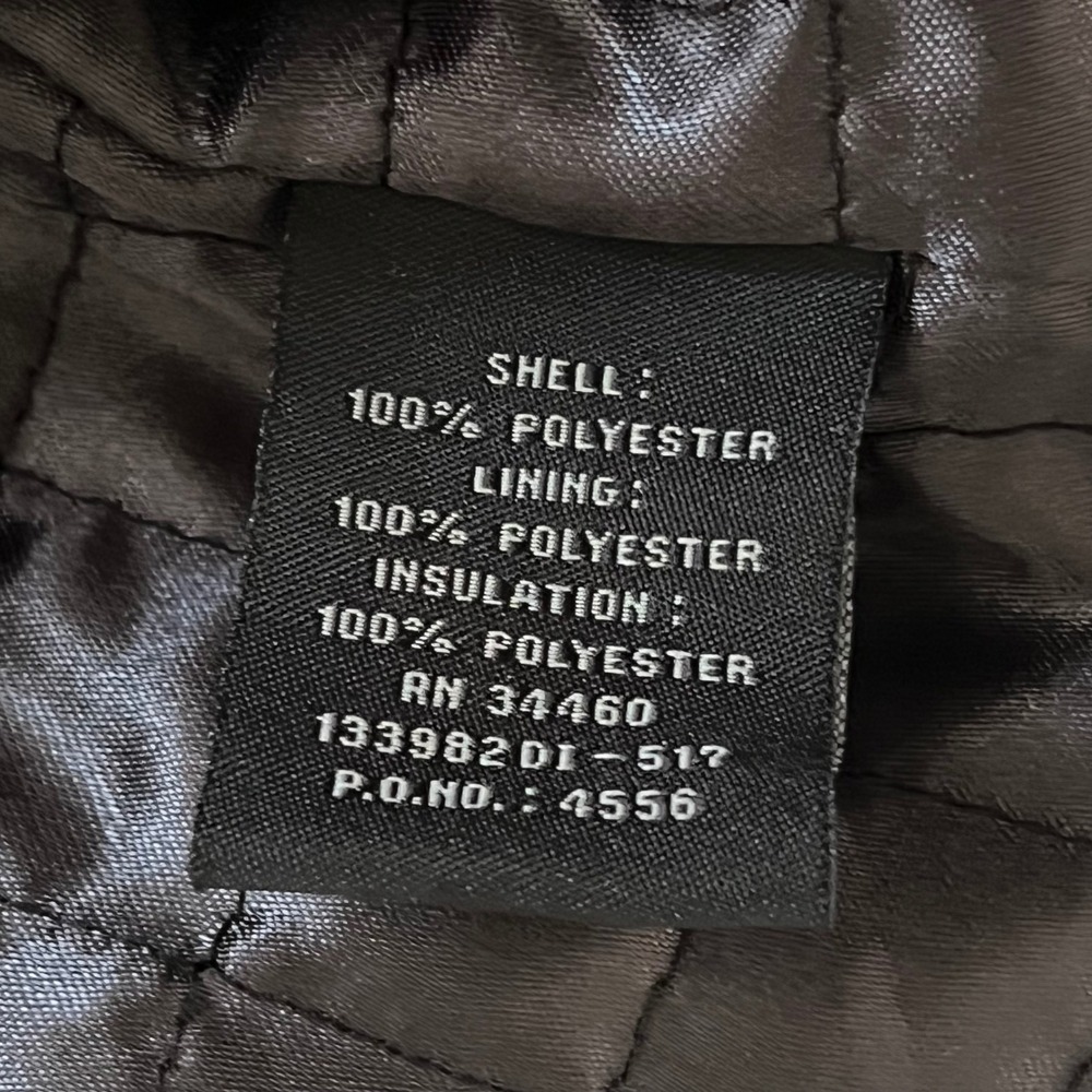 London Fog Limited Edition Black All Weather Faux Suede Quilted Jacket Women 1X - Picture 12 of 16